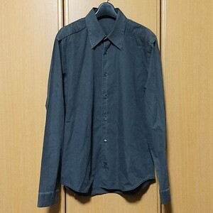 Acne studios Acne Jeans アクネストゥディオズ 長袖シャツ グレー 48 トルコ製 コットン メンズ 