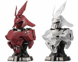 新品 機動戦士ガンダム MSメカニカルバスト07 MSN-04 サザビー 外装 カラー メカニカルクリア 2種set ガチャ ガシャポン カプセル