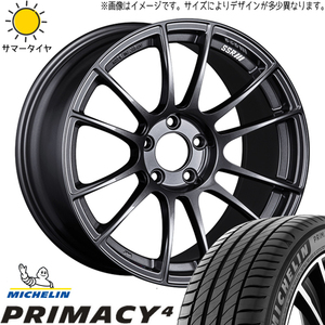 235/55R19 サマータイヤホイールセット クラウンスポーツ etc (MICHELIN PRIMACY4 & SSR GTX04 5穴 114.3)