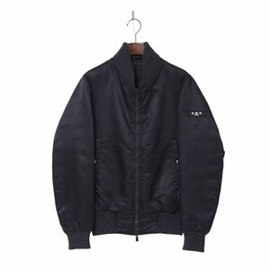 GQ0232▽定価8.8万円*TATRAS タトラス*Rライン/メンズ1*MA-1 ダウン ERRO*MTA18A4366*ジップアップブルゾン*ジャケット*ブラック系