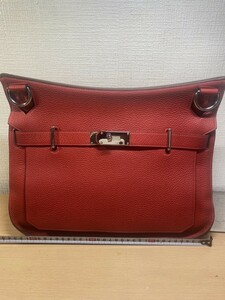 エルメス ジプシエール34 /シルバー金具 トリヨンクレマンス □Q刻印 【安心保証】 ショルダーバッグ