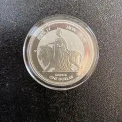 銀貨　99.9% 純銀　シルバー　ウナ　ライオン　銀貨　イギリス領　ブリタニア