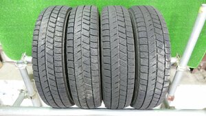 R6735IS ブリヂストン ブリザック VRX3 145/80R12 74Q 12インチ スタッドレス タイヤ 23年製 バリ山 4本