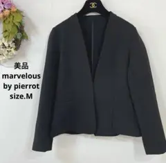 5 美品　marvelous by pierrot ノーカラー  ジャケット