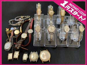 【6SSシャ04001F】★1円スタート★腕時計★SEIKO★セイコー★レディース★デイト★不動★稼働★手巻き★中古品★20点まとめ