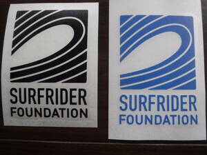 ◆新品Ｕ.Ｓ.限定サーフライダーファウンデーション【SURFRIDER　FOUNDATION】輸入DIE CUTステッカー◆BLUEのみ。