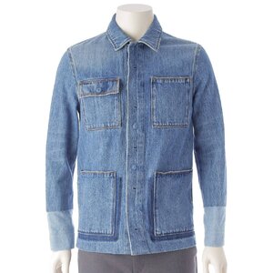 【ヴァレンティノ】Valentino　メンズ 16SS デニムジャケット カバーオール KV0DCF2031N ブルー 44 【中古】【正規品保証】213437