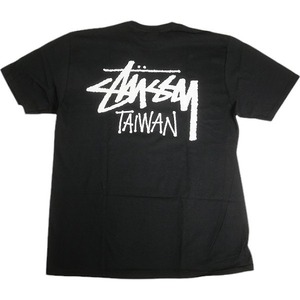 STUSSY ステューシー 24AW STOCK TAIWAN TEE BLACK 台湾限定Tシャツ 黒 Size 【L】 【新古品・未使用品】 20807626