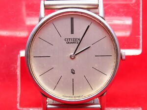 ■♪価格高騰! 資産価値！ 稼働 電池新品 メンズ ビンテージ 高級超レア！CITIZEN シチズン クオーツ