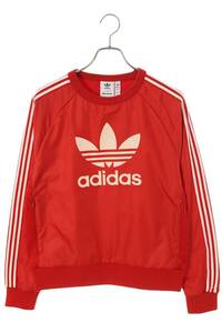 アディダス adidas ウェールズボナー WB NYLON CREW JE5994 サイズ:M ロゴプリントナイロンクルーネックスウェット 中古 BS99