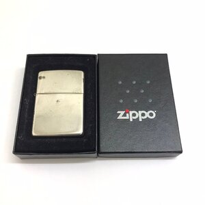 中古品 zippo ジッポ オイルライター STERLING SILVER スターリングシルバー 純銀 2002刻印 レギュラータイプ シルバーカラー 質屋出品