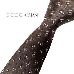 GIORGIO ARMANI ネクタイ パターン柄 ジョルジオアルマーニ USED 中古 m057