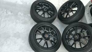 225/45r18グッドイヤー夏タイヤ2022年バリ山2019年　SSRアルミホイール4本セット5穴114.3TANABE　MB 