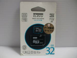 未開封品・未使用品　箱にダメージ有り　microSDHCカード　32GB　klevv　メモリーカード 　icroSDカード