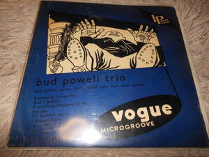 【UK MONO 10”】激レア!! BUD POWELL TRIO VOGUE LDE 010 ペラ/DG/COAT/FLIP BACK/FLAT 好内容 貴重な英国盤