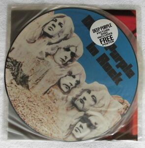 DEEP PURPLE IN ROCK ディープ・パープル PICTURE DISK ポスター付 UK