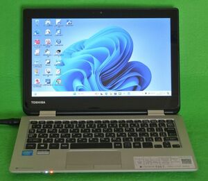 【 2in1タイプ：コンバーチブル 】★ 東芝 N61/TG PN61TGP-NWA ★ 4GB/500GB・Windows11 にUpgrade・Microsoft Office搭載