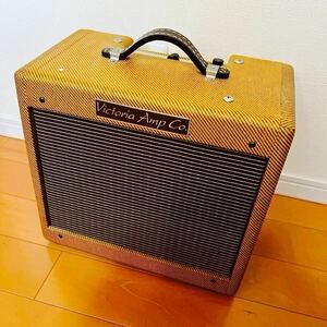 1円〜最落なしVictoriaラッカーツイード検）フェンダーチャンプ　プリンストン Fender Tweed Junior Deluxe ビクトリアアンプ8インチ