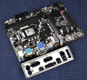 ECS H310CH5-M7 V:1.0 Intel H310 LGA1151 MicroATX (第8/9世代対応) HDMI DVI-I D-Sub15pin Serial PCIバス x1 動作確認済 (管:ASM10 x3s