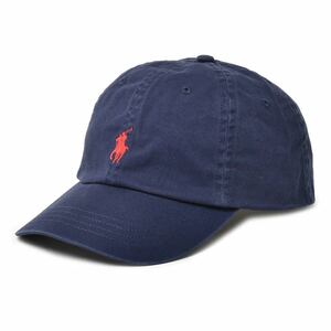 MO/POLO RALPH LAUREN (ポロラルフローレン) ワンポイント スポーツキャップ ネイビー 710548524