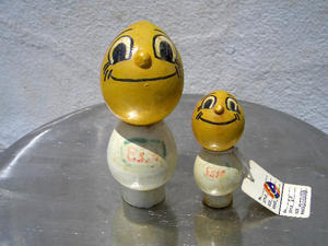 ■1960S Hand made hand paint Esso dolls ノスタルジック エッソ君 エッソドロップ エッソボーイ アンティーク 希少 昭和レトロ 入手困難