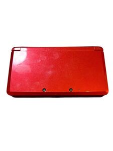 ☆送料230円☆ Nintendo 3DS フレアレッド 本体のみ ニンテンドー3DS 任天堂 簡易動作確認済み タッチペン欠品 中古 1円～