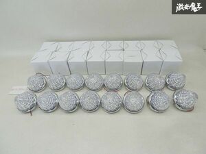 社外 トラック用 サイドマーカー マーカー ランプ 16連 LED 24V クリア プラスチック 丸型 標識 直径 約9cm 高さ 約8cm 16個 汎用 棚J-4