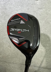 【 中古・美品 】 テーラーメイド ステルス２ STEALTH２ レスキュー　＃６ 28° TENSI RED TM60 R