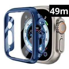 コンパチブル Apple Watch ケース保護カバー (ブルー, 49m)