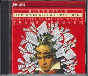 CD Frans Bruggen Beethoven:symphonic Nr.4&6 4464922 PHILIPS /00110