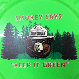 ★SMOKEY BEAR/フライングディスク