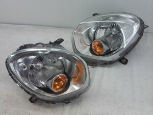 @9206 BMW ミニ CBA-ZA16 前期 カントリーマン R60 左右 ヘッドランプ ヘッドライト 9801030-04 9801030-04 ハロゲン L1