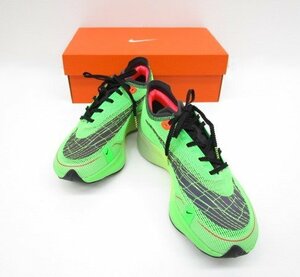 [即日発送] ★美品★ NIKE DZ4779-304 ZOOMX VAPORFLY NEXT％ 2 ナイキ メンズ スニーカー グリーン×ブラック 25.5cm 331