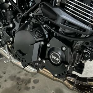 Z900RS エンジンガード　エンジンカバー　スライダー　アルミ　ブラック