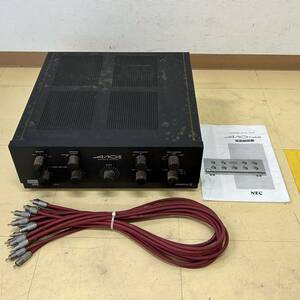 LA021869(063)-321/IS8000【名古屋】NEC STEREO AMPLIFIER MODEL A-10Ⅱ RESERVEⅡ