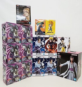 B3FM71-130 中古☆NARUTO ナルト サスケ BLEACH ブリーチ 藍染惣右介 他 プライズ フィギュア まとめ【ジャンク】【321】