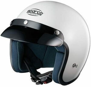 SPARCO（スパルコ） ヘルメット CLUB J1 ホワイト Sサイズ（55-56cm）ECE05 エントリーモデル