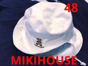 ミキハウス　上品な お帽子　４８　つば調整ができます♪