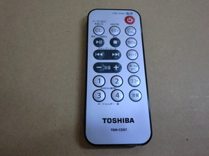 ◆TOSHIBA 　東芝 SD/CD ラジオカセット TY-CDX7用リモコン TRM-CDX7　美品 送料120円～◆