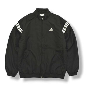 ★美品！ アディダス ゴルフ adidas GOLF ウィンド ブレーカー L ブラック スリー ストライプ 中綿 スポーツ ウェア テーラーメイド★