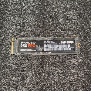 SAMSUNG SSD 950 PRO(MZ-VKV512) 512GB NVMe SSD フォーマット済み PCパーツ M.2 2280 動作確認済み 480GB 500GB