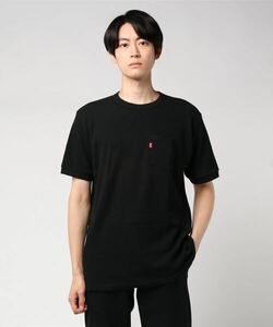 最新 HYSTERIC GLAMOUR Tシャツ ワッフル ポケット付Tシャツ ヒステリックグラマー ブラック　Mサイズ