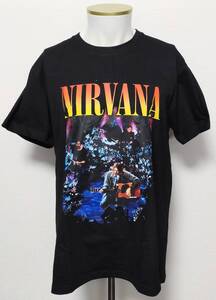 送料無料　【Lサイズ】ニルヴァーナ　NIRVANA　ステージ　Tシャツ　半袖　ロックバンド　メタル　ファンスマ