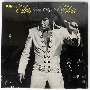 ELVIS PRESLEY/THAT’S THE WAY IT IS/RCA SX201 LP