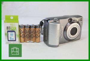 【同梱歓迎】実用■到着後即使える■Canon PowerShot A40■単三電池対応■フラッシュも完動■電池・8GB SDカード付き■4175