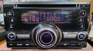 ♪22-0131♪中古☆2DIN☆iPhone/iPod対応デッキ☆Clarion/クラリオン☆CX211BK☆CD/USB/AUX/AM/FM☆動作品♪