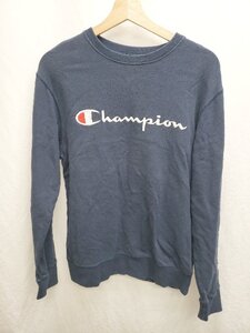 ◇ ⊇ Champion チャンピオン スウェット　長袖 トレーナー サイズM ネイビー メンズ P