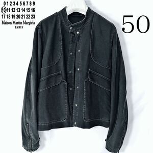 10ss/Maison Martin Margiela10/マルタンマルジェラ/スタンドカラー/フレンチワークジャケット/カバーオール/50/アーティザナル/