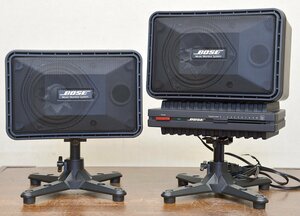 BOSE MMS-1 サウンドシステム 1705Ⅱ アンプ/スピーカー2台セット PS-70 スタンド付き