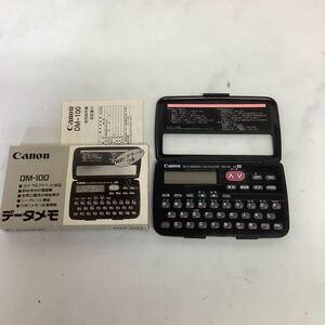 Canon データメモ　DM-100 時計　アラーム付き　説明書有り（K20）